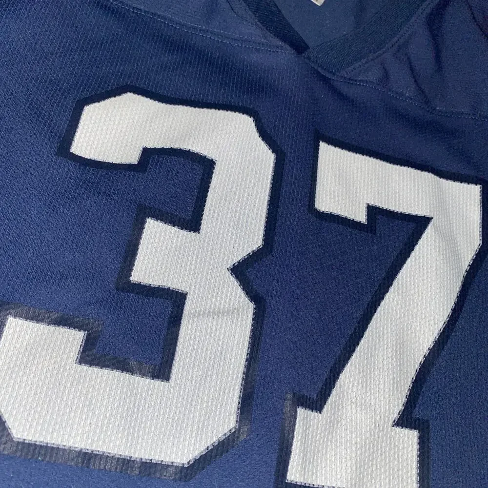 Seattle Seahawks Jersey Boys Large Blue NFL Football Reebok Shaun Alexander 37